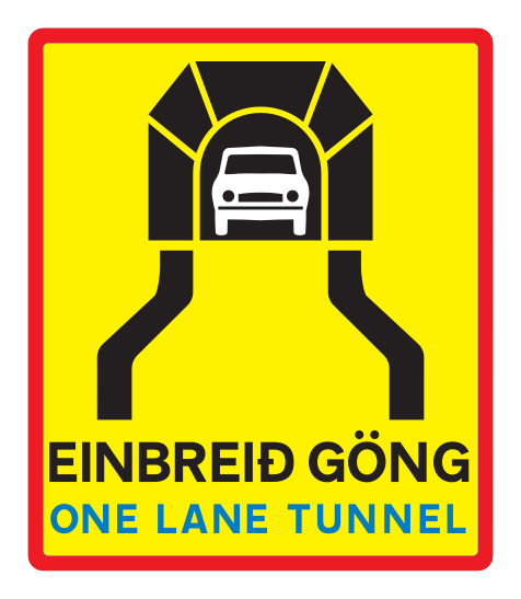 854.4 - Tunnel für eine Fahrspur Verkehrsschild