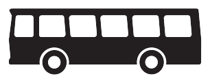 lengri-hopbifreid - Längerer Bus Verkehrsschild