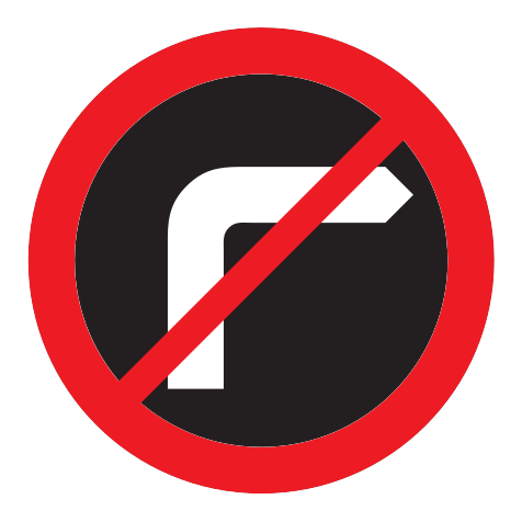 338 - Dynamisches Verbotszeichen Verkehrsschild