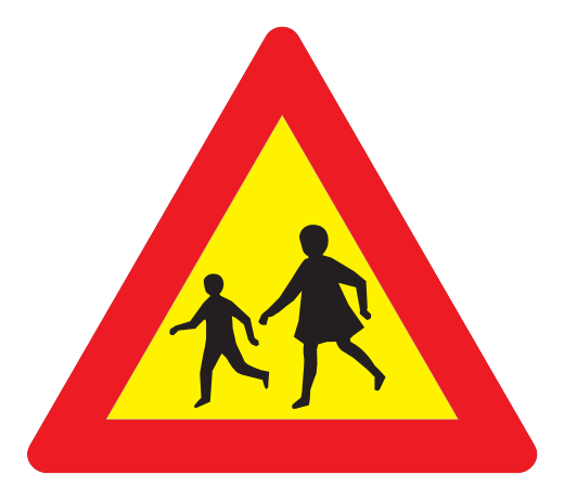 142 - Achtung: Kinder voraus Verkehrsschild