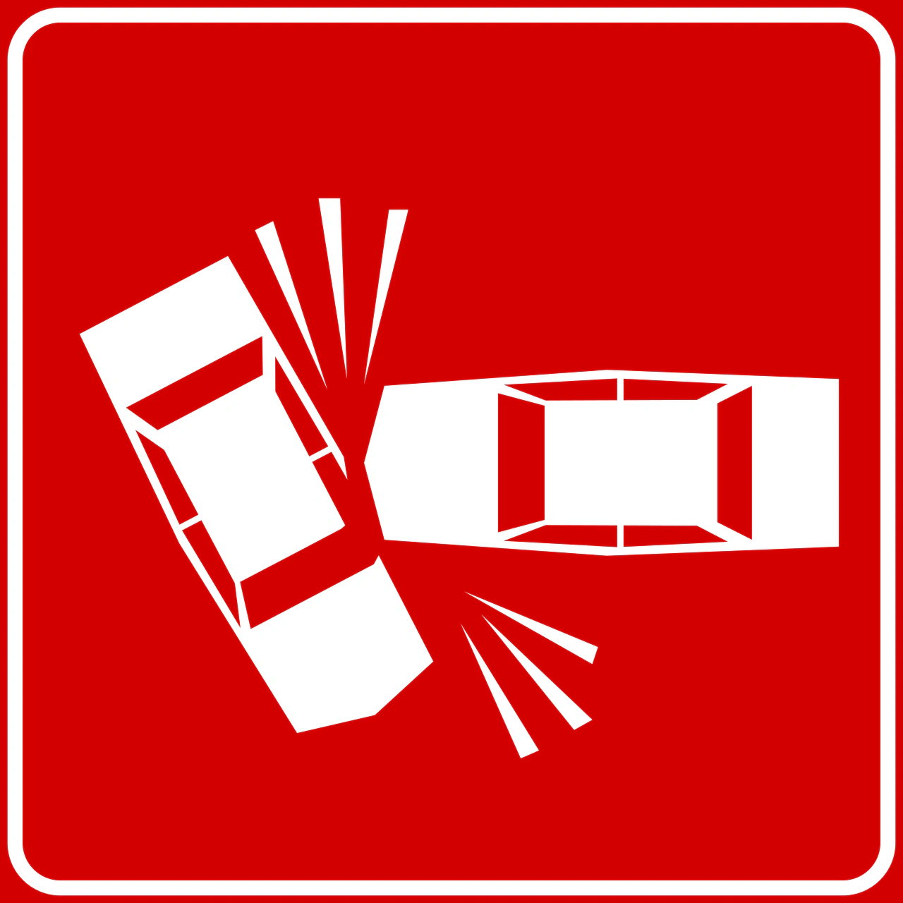 II.6-b - Road accident road sign