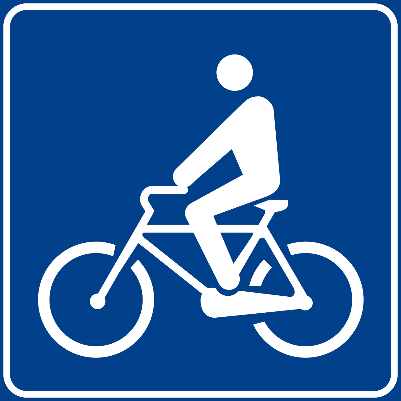 IT-I-077 - Radweg Verkehrsschild