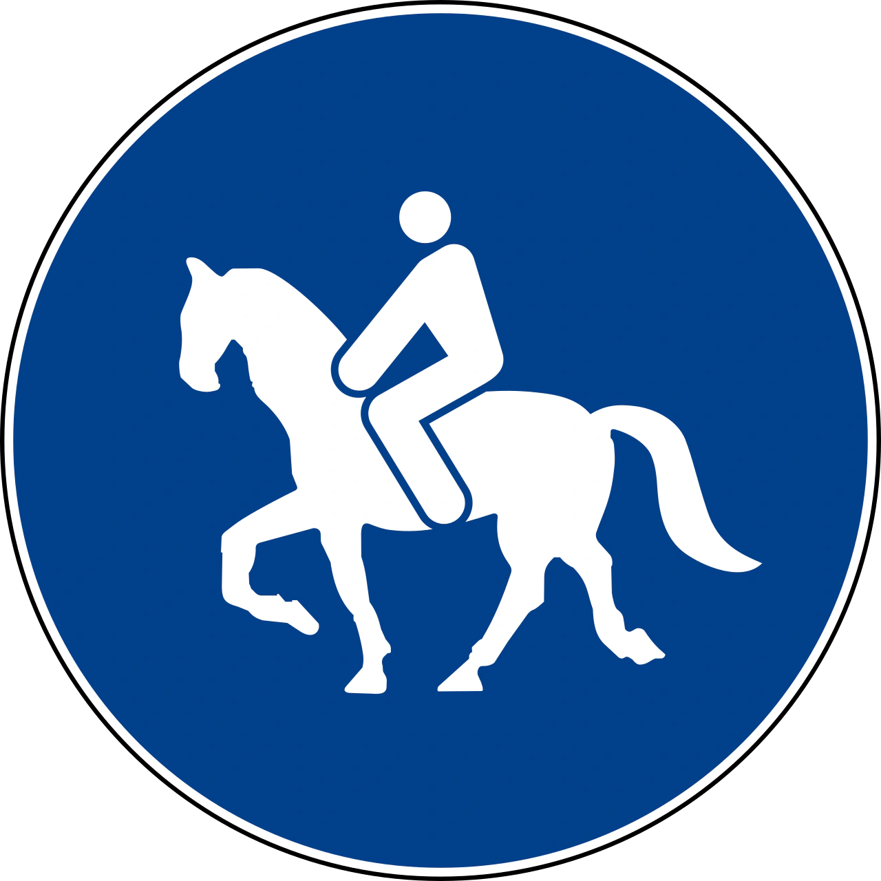 IT-M-24 - Bridleway road sign