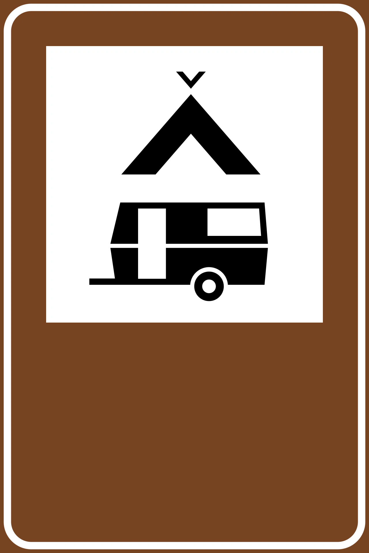 IT-I-118 - Campingplatz Verkehrsschild