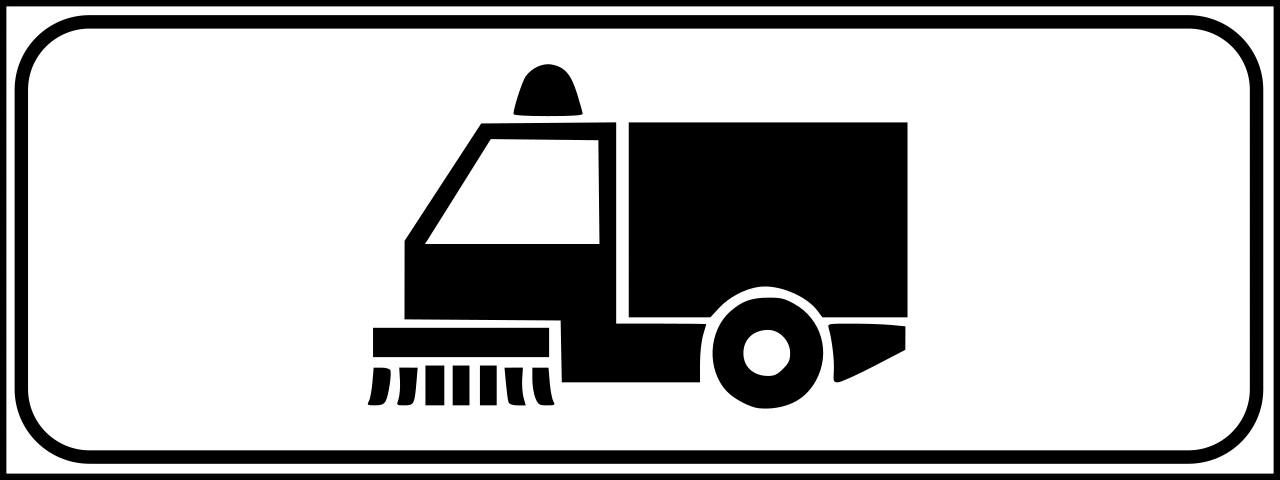 IT-AP-31 - Road cleaning road sign