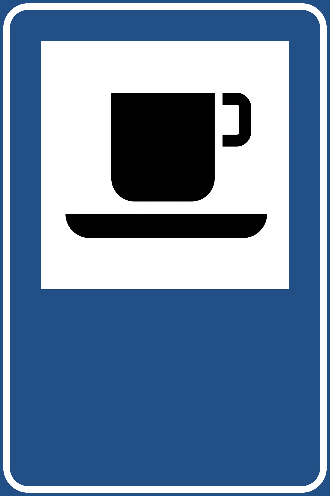 IT-I-122 - Kaffee Verkehrsschild