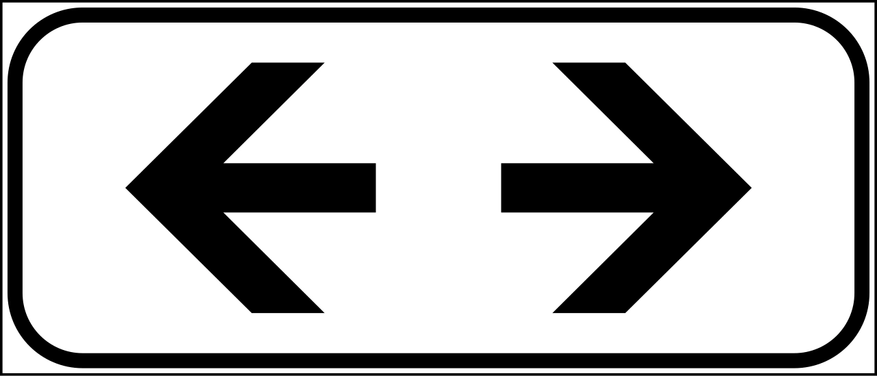II.5-b2 - Continual of a danger or a prescription (horizontal) road sign