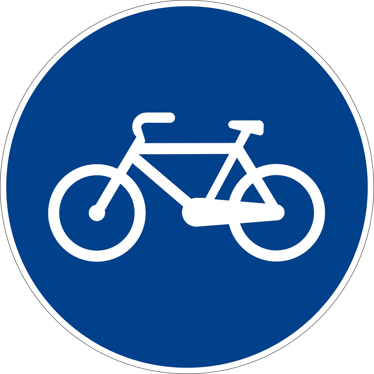 IT-M-21 - Cycle lane road sign