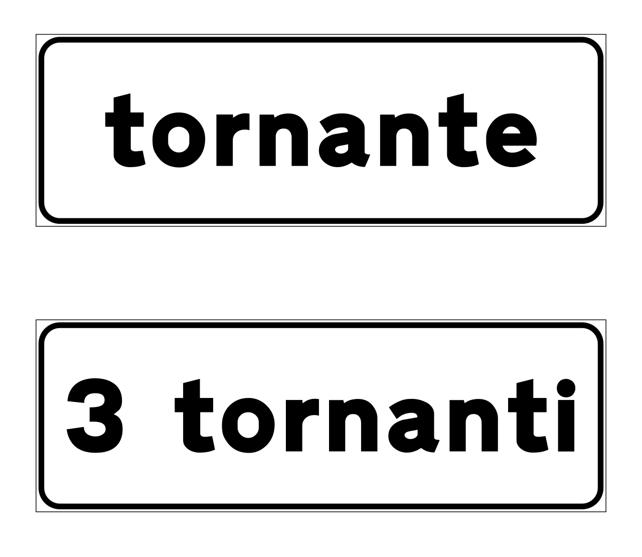 II.6-p1 - Hairpin turn ahead road sign