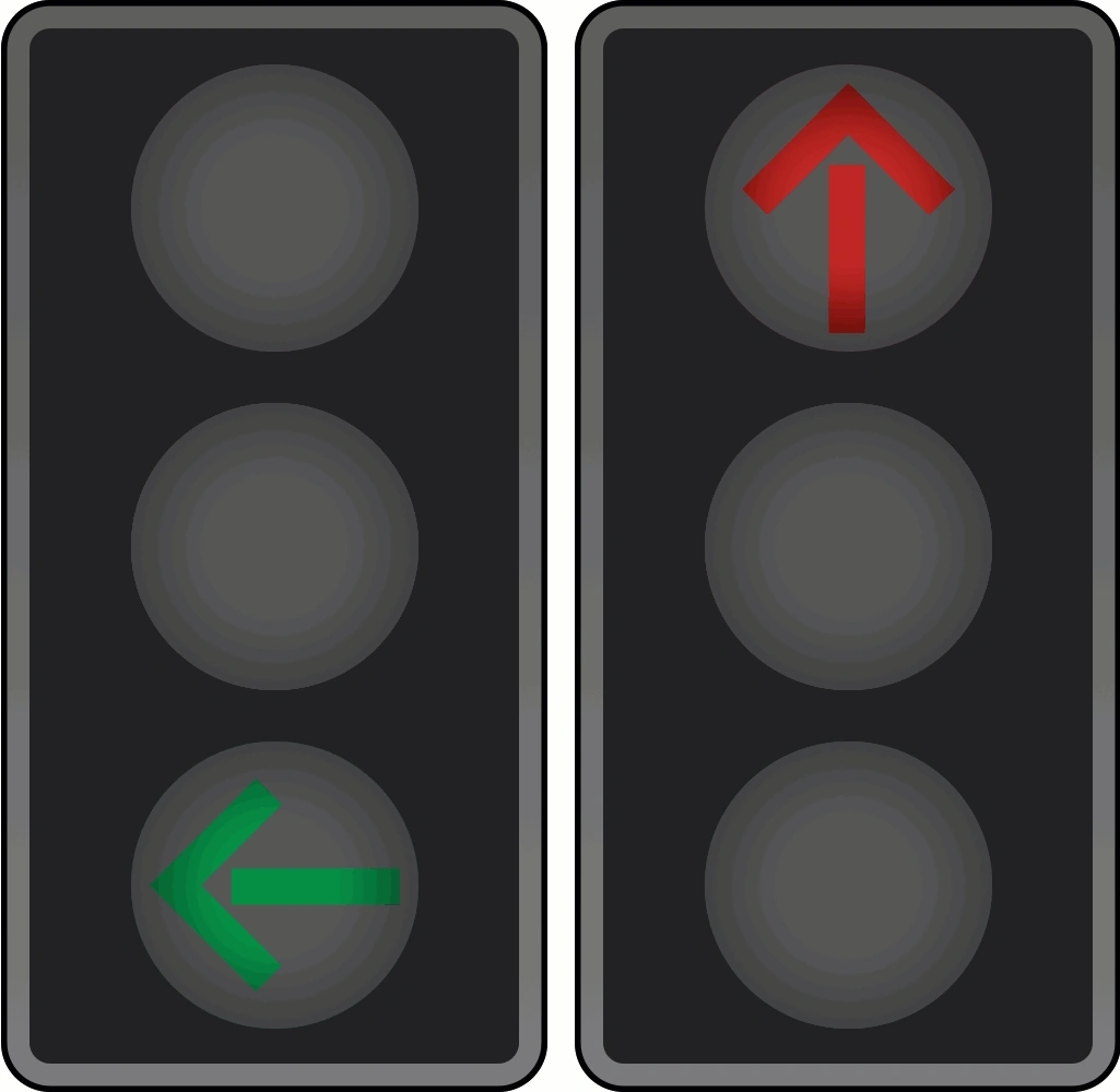 IT-TL-02 - Vehicle lane traffic light road sign
