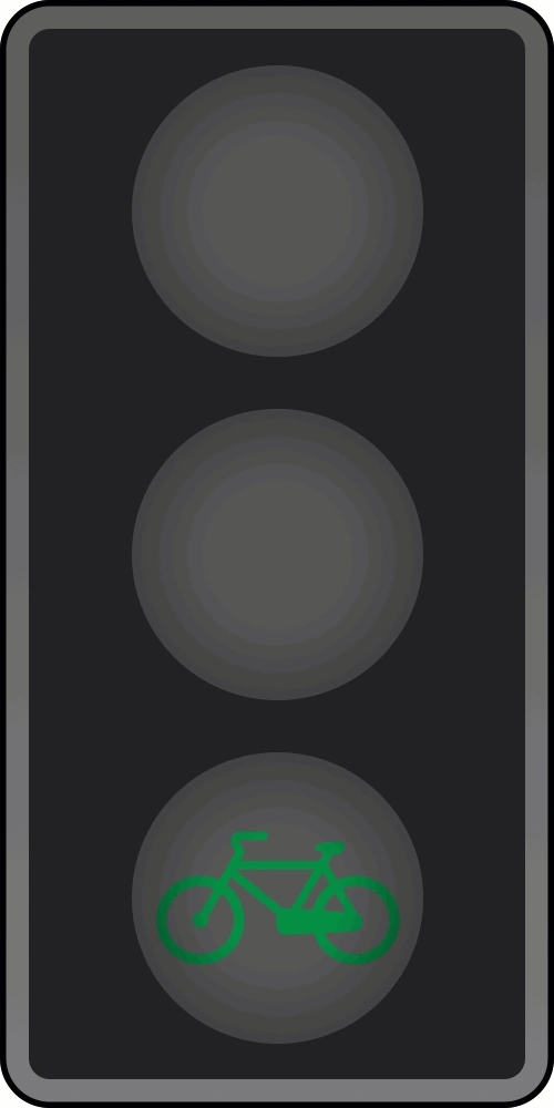 IT-TL-05 - Traffic light for bicycles road sign