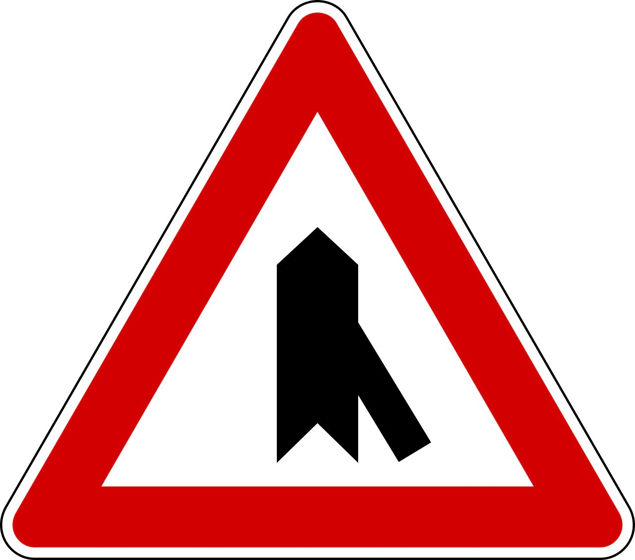 IT-PR-12 - Merging traffic from right road sign