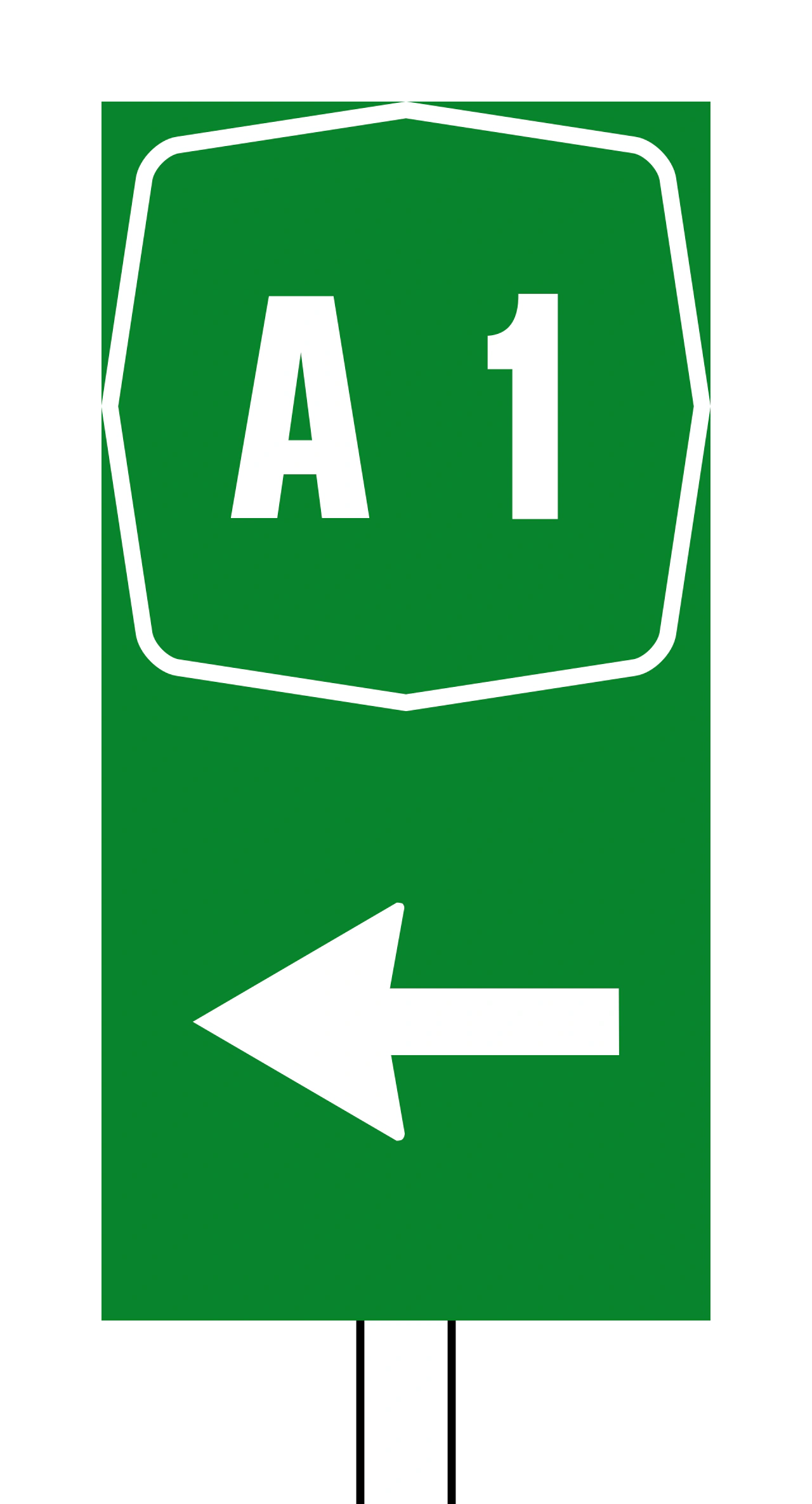 II.269 - Wegweiser zur Autobahn Verkehrsschild