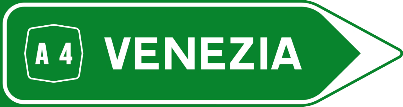 IT-I-001 - Wegweisung Autobahn Verkehrsschild