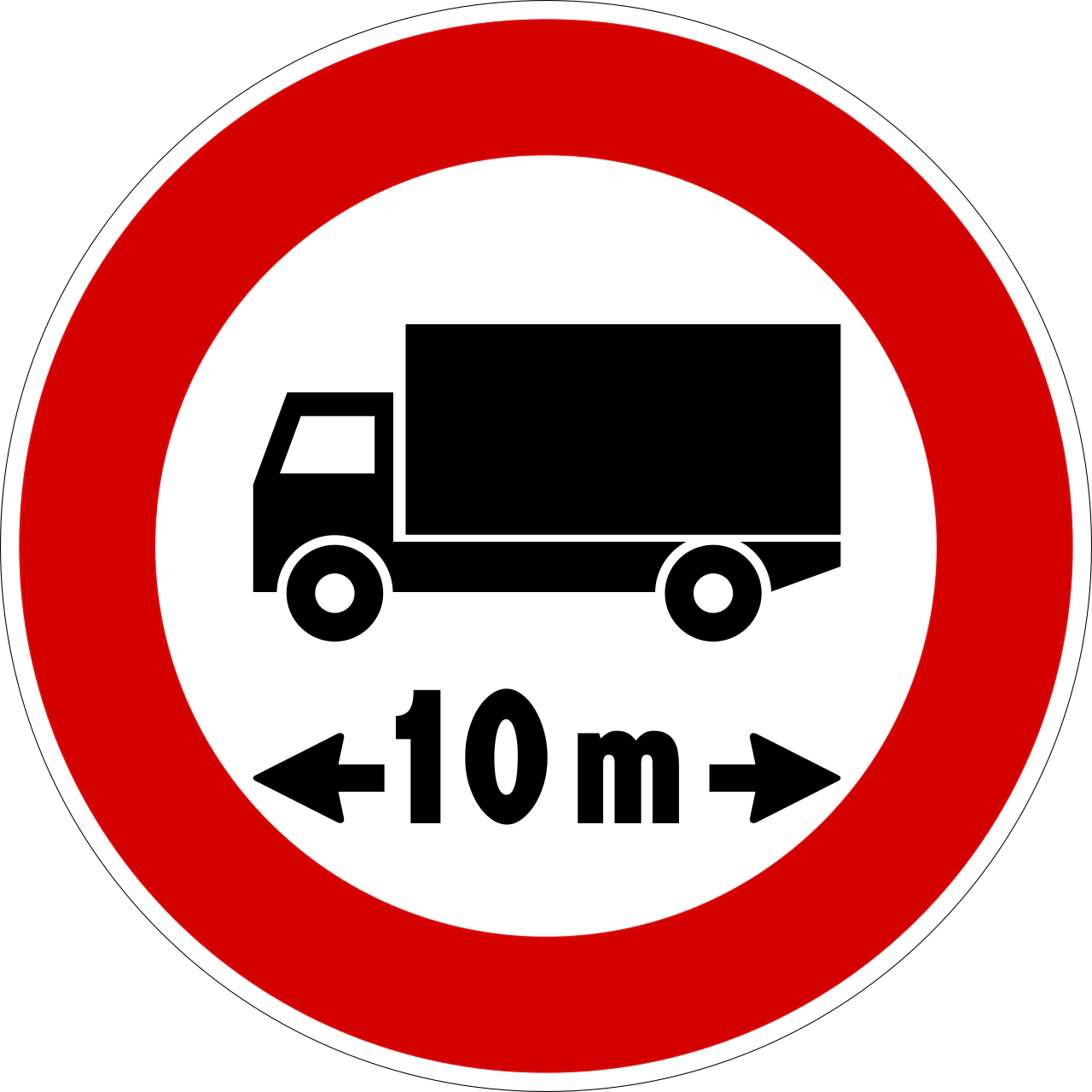 IT-PH-24 - No vehicles over length shown road sign