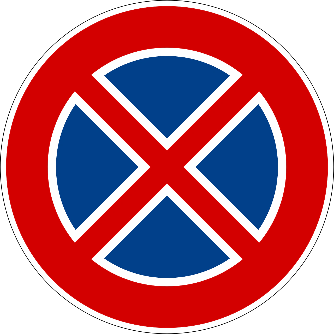 IT-PH-32 - No stopping on the side where sign is placed road sign