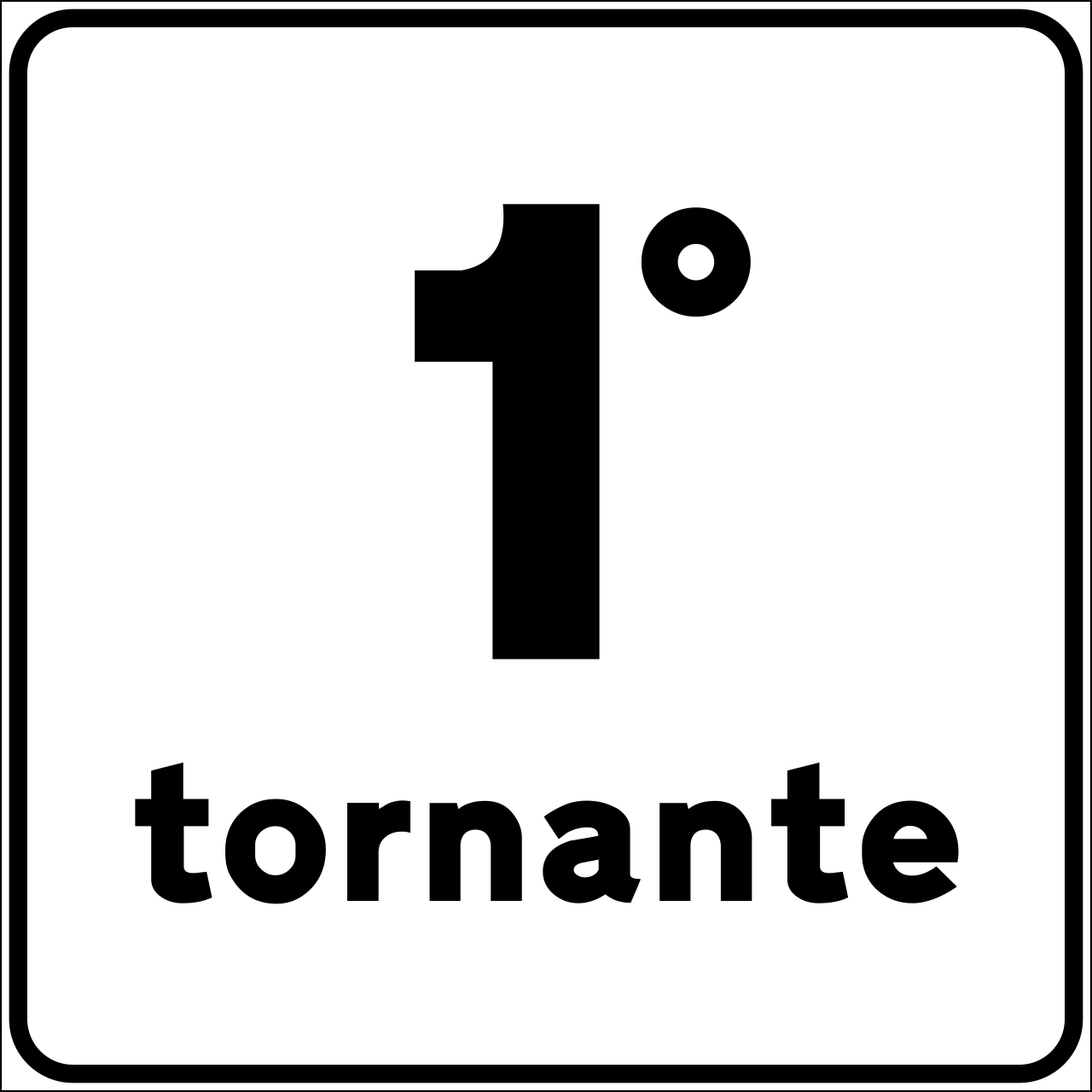 II.6-p2 - Number of hairpin turn road sign