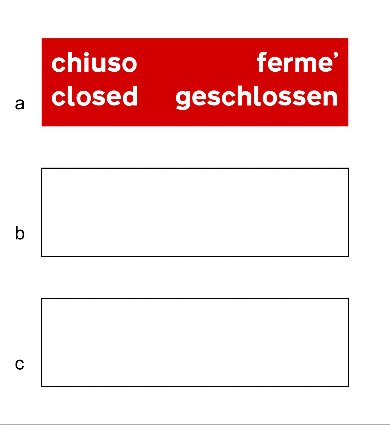 II.334 - Informationen zum Straßenzustand von Pässen: Straße gesperrt Verkehrsschild