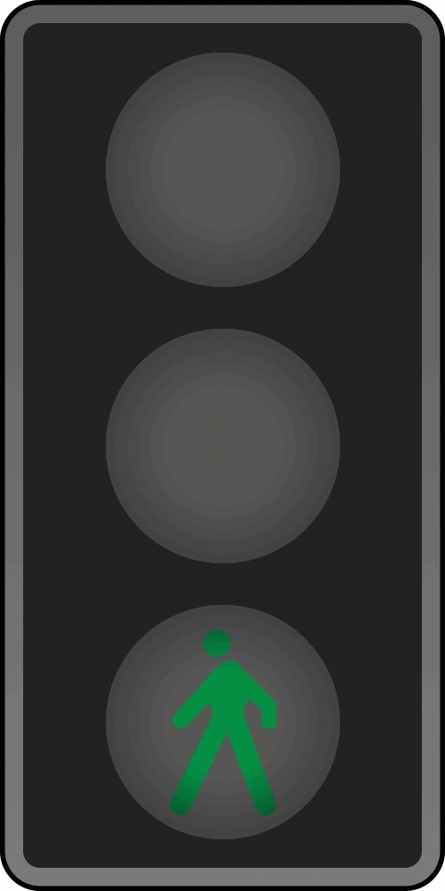 IT-TL-04 - Pedestrian light road sign