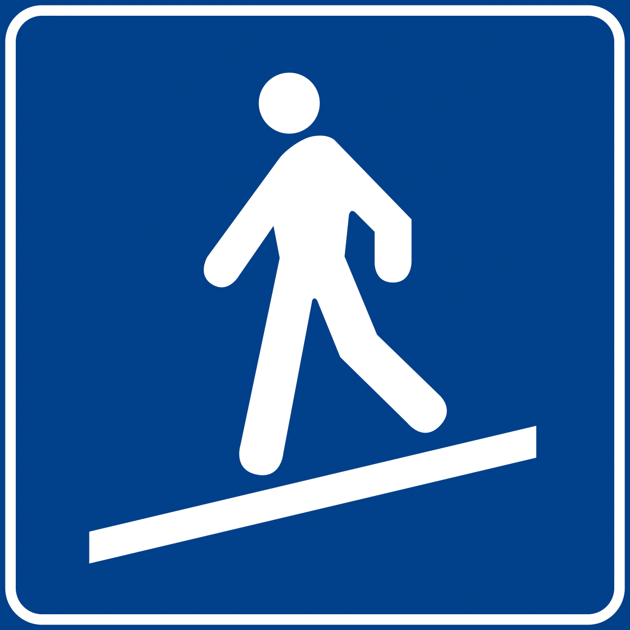 IT-I-058 - Fußgängerrampe Verkehrsschild