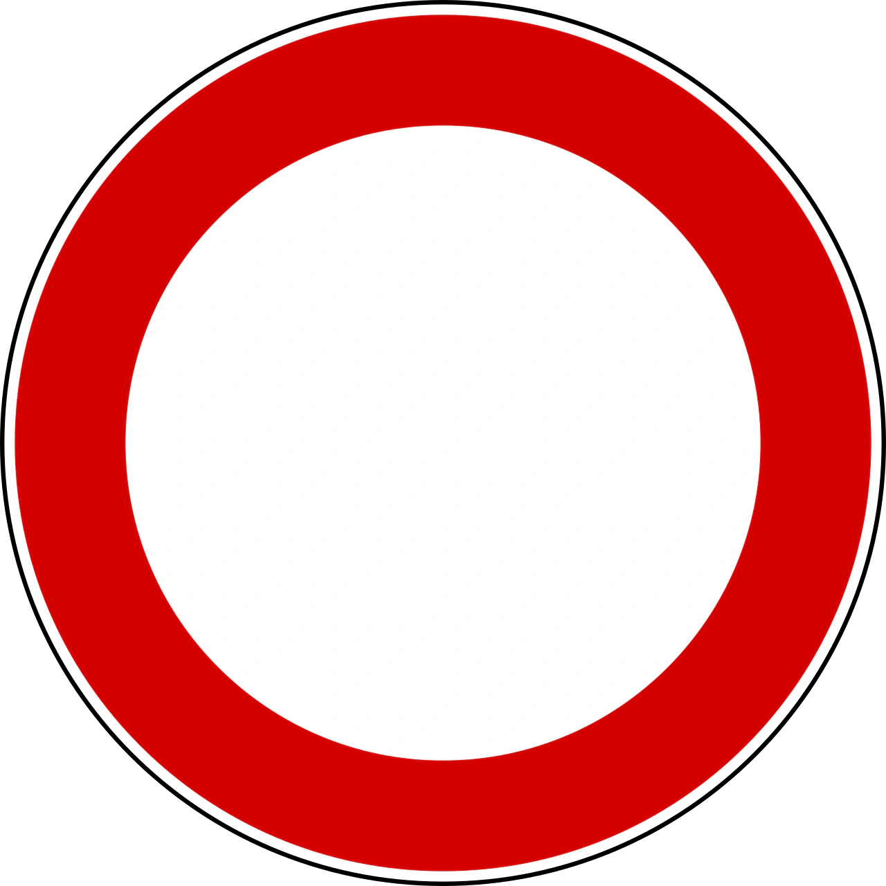 IT-PH-02 - Restricted vehicular access road sign
