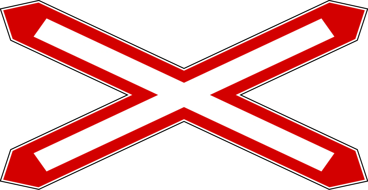 IT-W-10 - Single Level crossing road sign