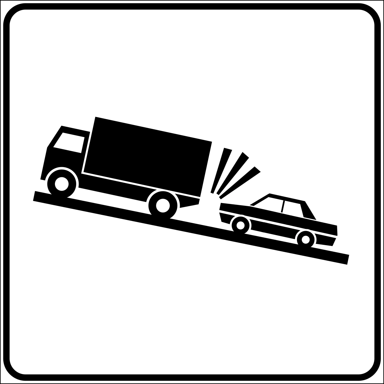 II.6-l - Slow-moving vehicle ahead road sign