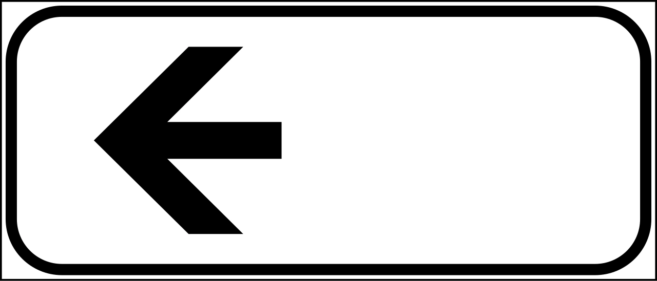II.5-b1 - Beginning of a danger or a prescription (horizontal) road sign