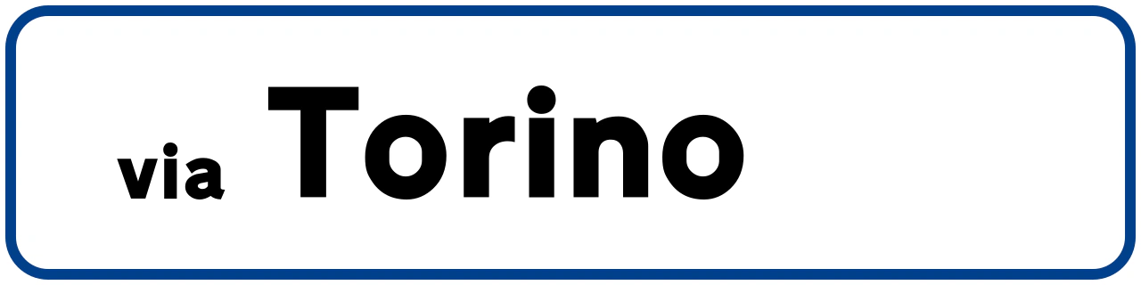 IT-I-038 - Straßenbeschilderung Verkehrsschild