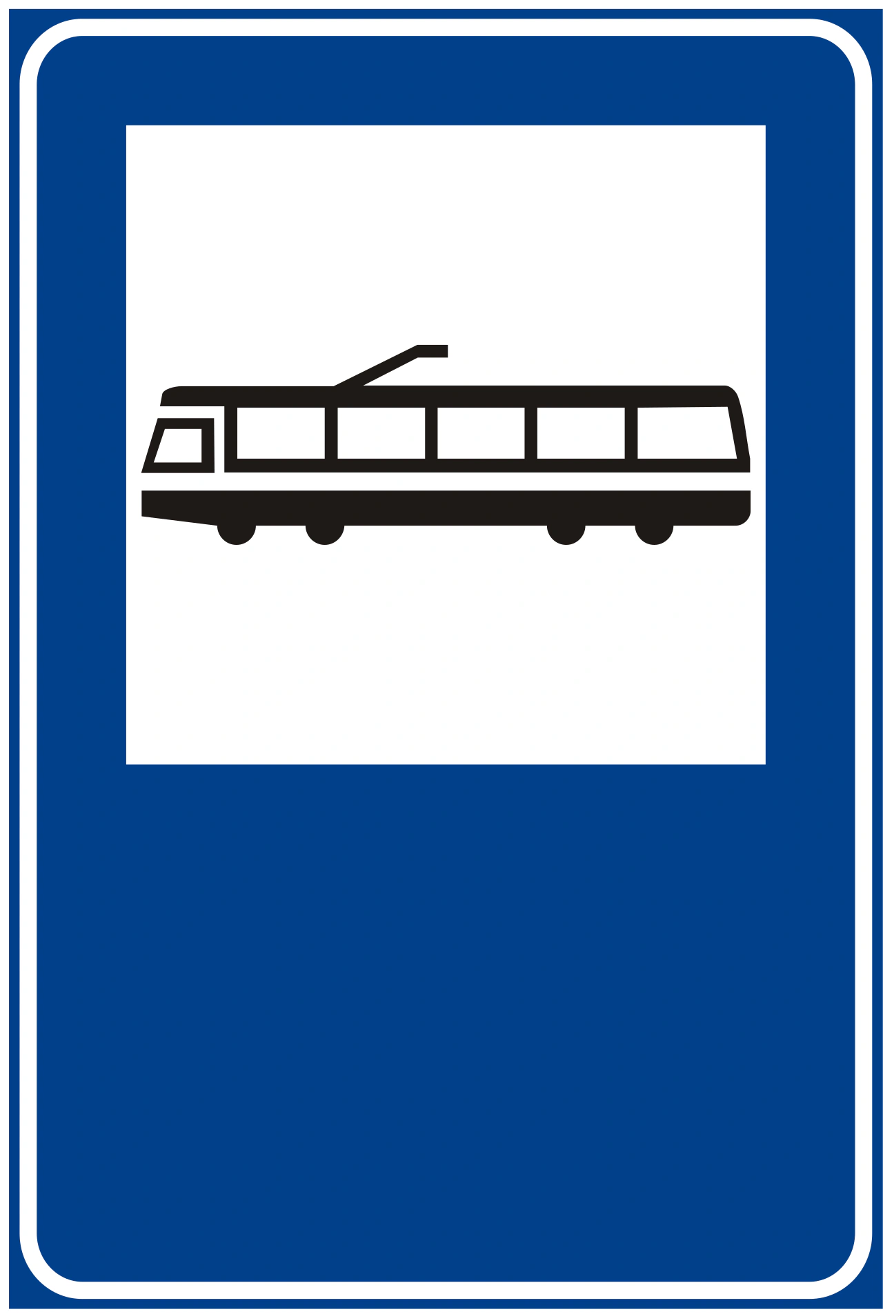 IT-I-051 - Straßenbahnhaltestelle Verkehrsschild