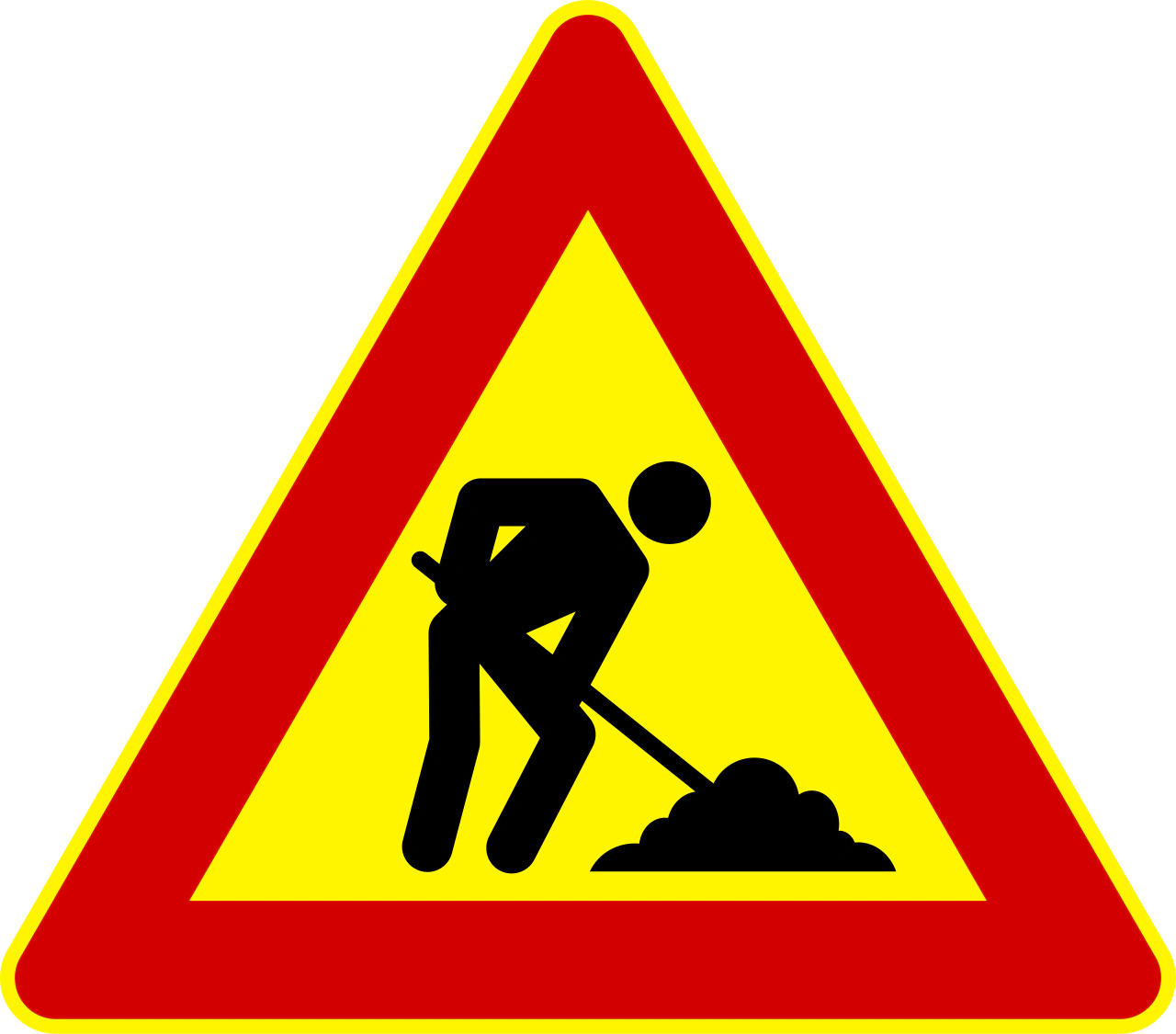 IT-T-01 - Baustellenschild Verkehrsschild