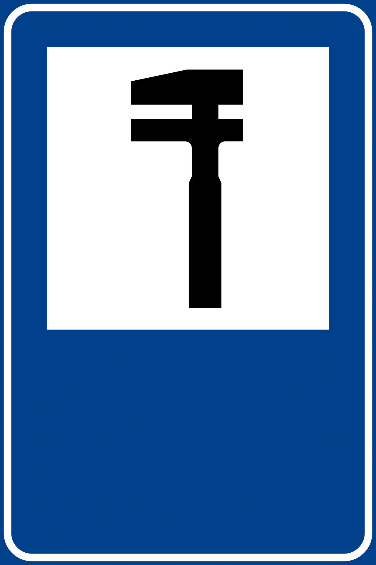 IT-I-111 - Werkstatt Verkehrsschild