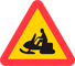 A33 - Achtung Schneemobilverkehr Verkehrsschild