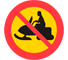 C13 - No Off-Road Motor Vehicles and Off-Road Trailers road sign