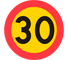 C31 - Panneau routier Limitation de vitesse