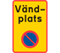 C42 - Panneau routier Aire de retournement (Interdit de stationner)