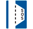 E27 - Panneau routier Aire de stationnement d'urgence