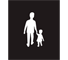 M27 - Fußgängersymbol Verkehrsschild