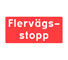 T14 - Vollstopp Verkehrsschild