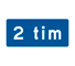 T18 - Zulässige Parkzeit Verkehrsschild