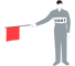 X10 - Stopp (Handsignal) vägmärke