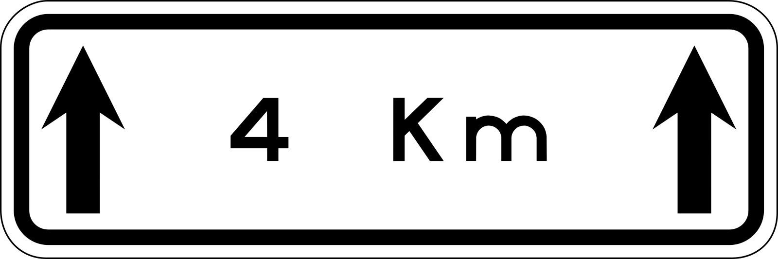 PL-1 - Długość znak drogowy