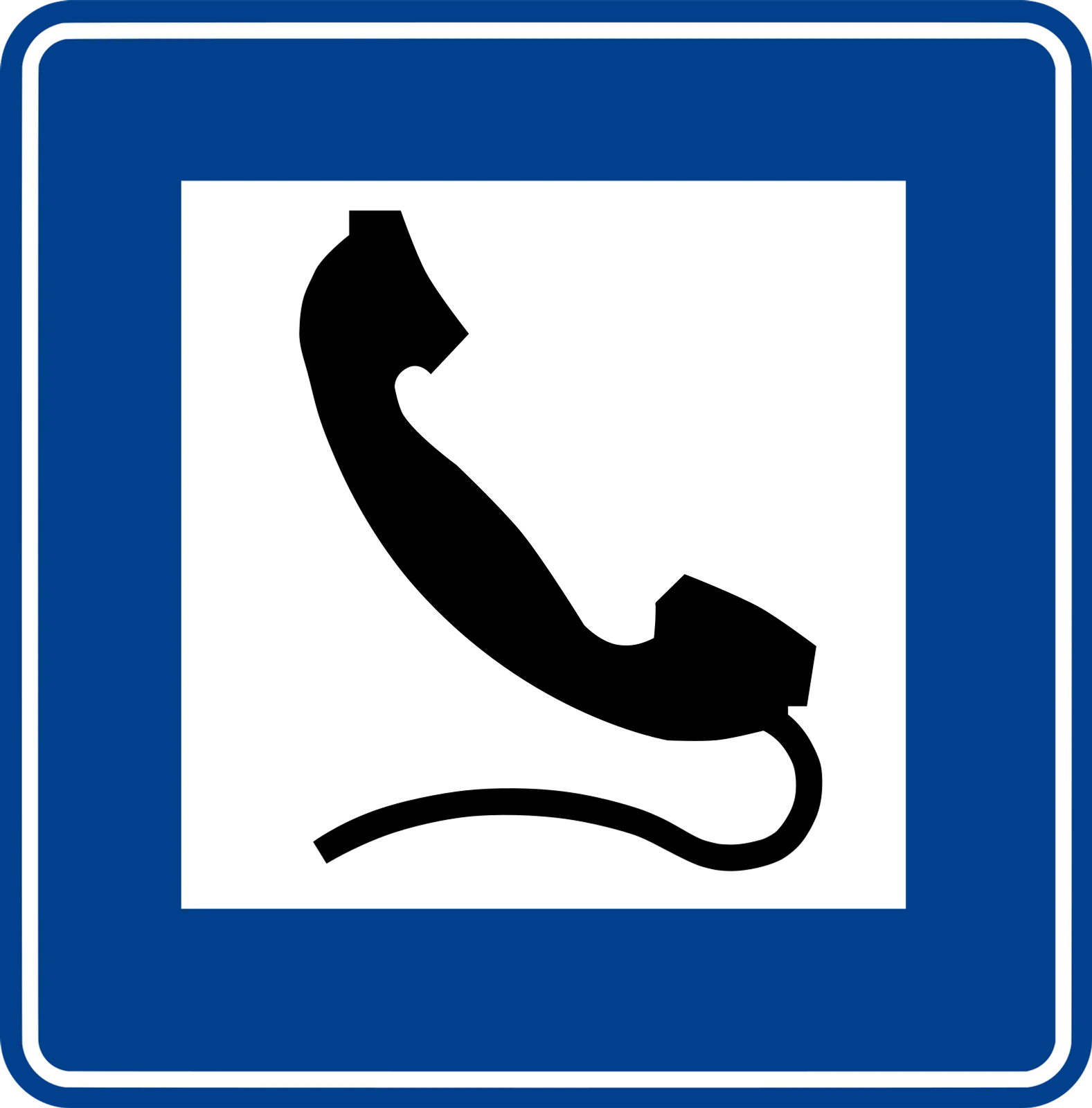 B-25 - Telefon znak drogowy