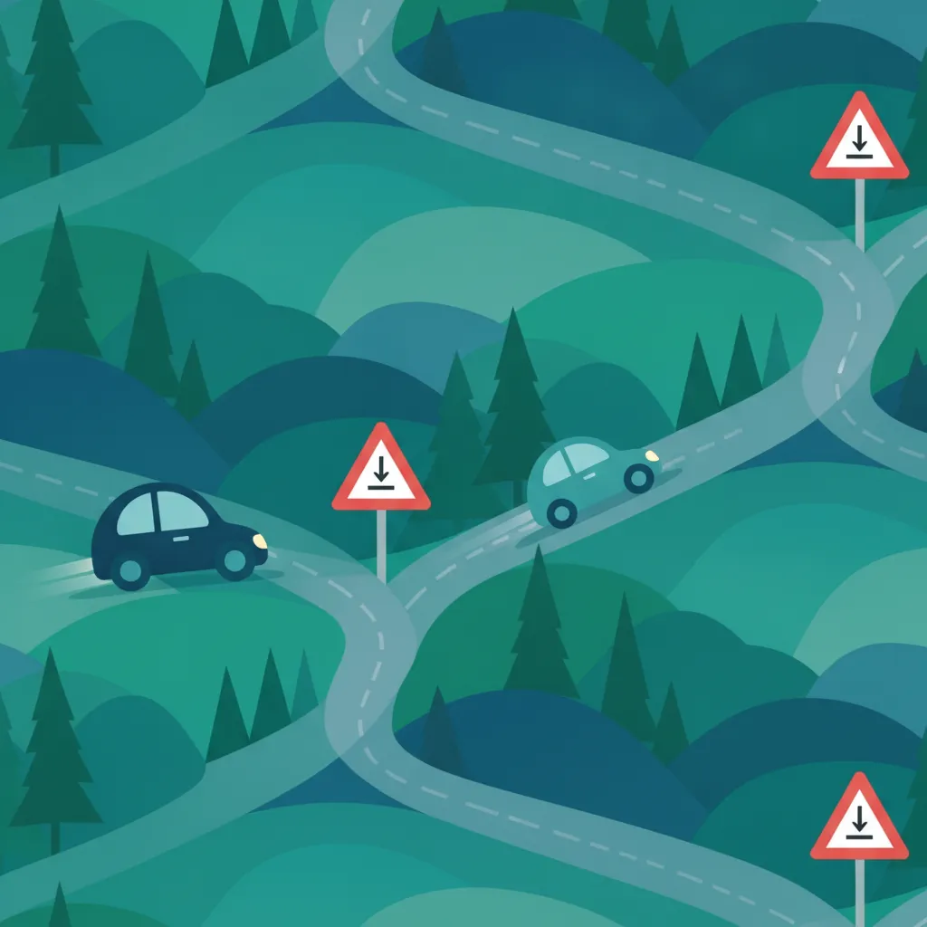 Ilustracja tematu teorii jazdy Austriackie Zasady Udzielania Pierwszeństwa dla uczniów w Austria