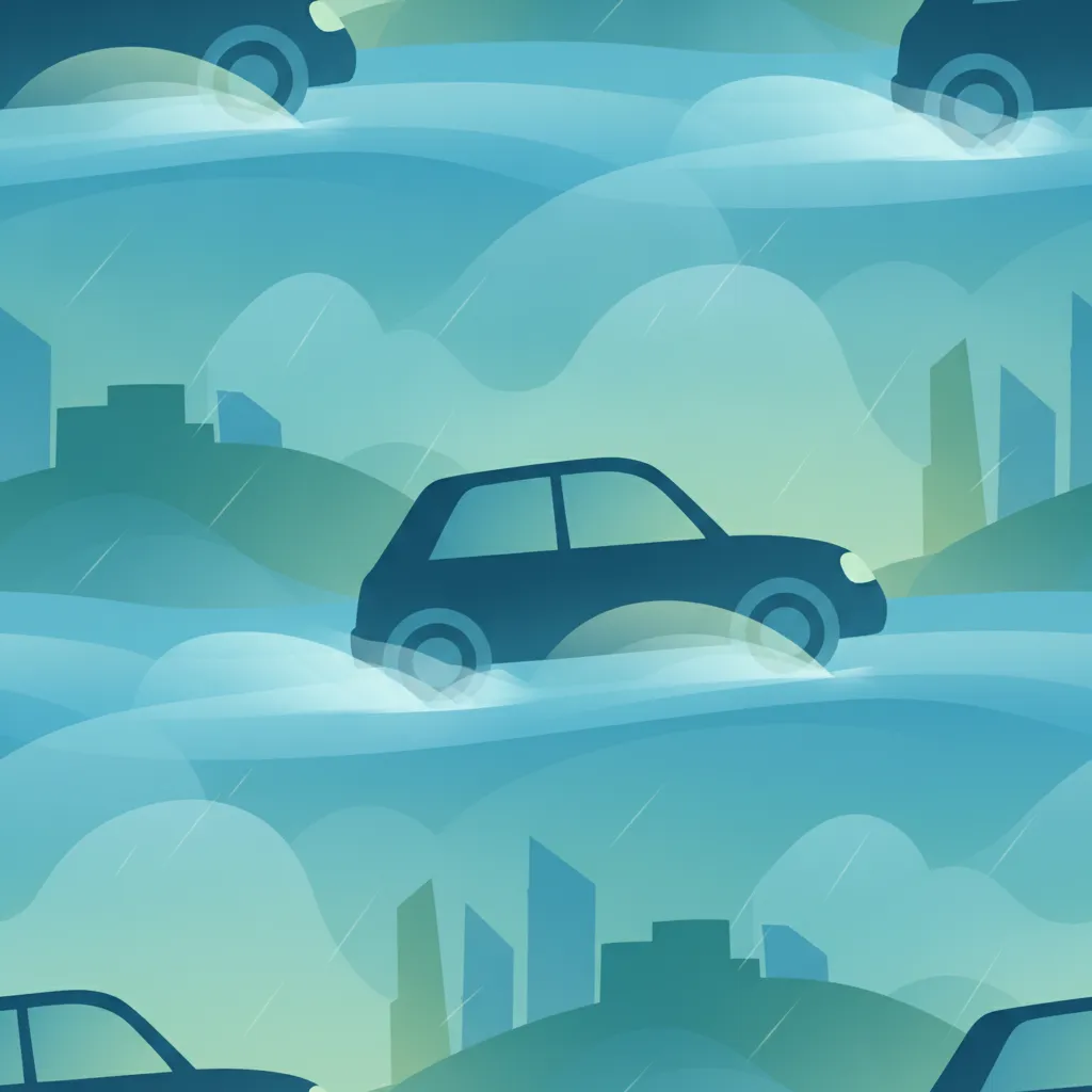 Illustration for the theory topic Rain Driving Safety