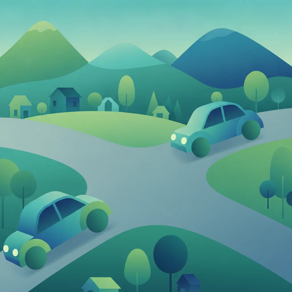 Illustration zum Theoriethema Vortrittsregeln Schweiz