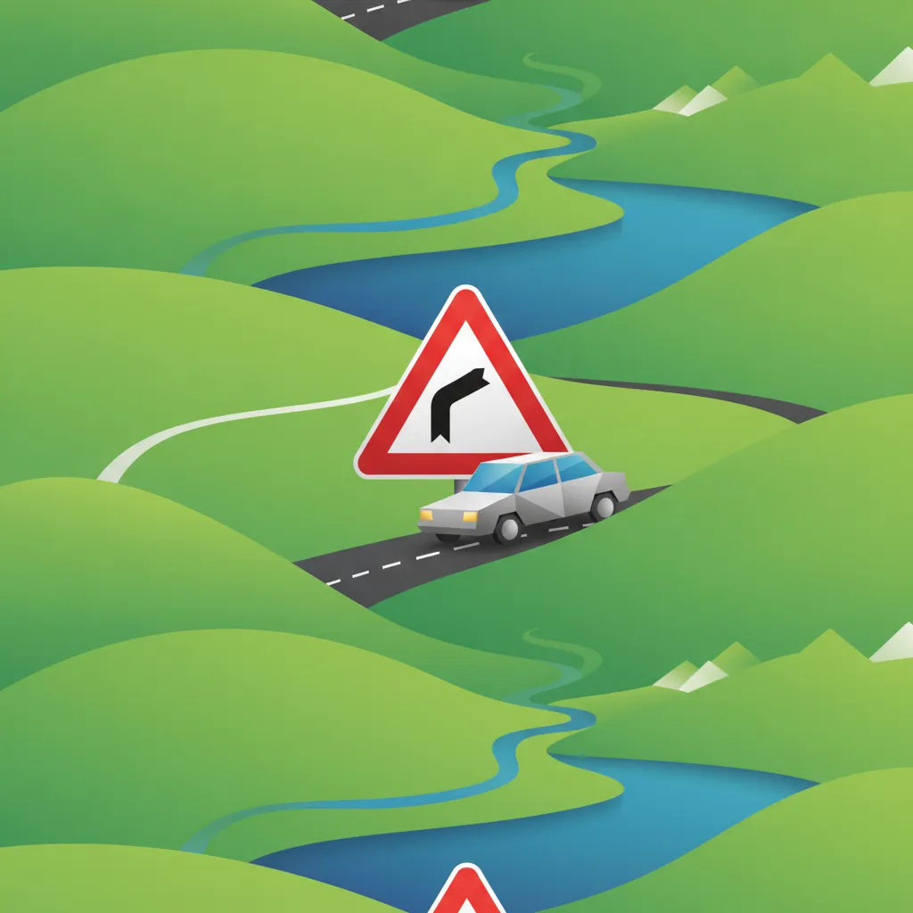 Illustration pour le sujet théorique Panneaux de danger (Gefahrensignale)