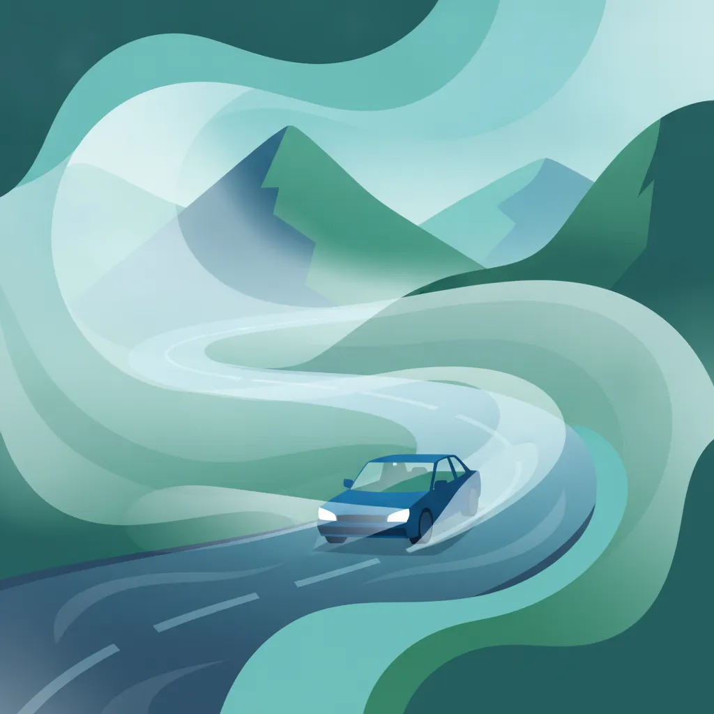 Illustration zum Theoriethema Grundsatz der sicheren Geschwindigkeit