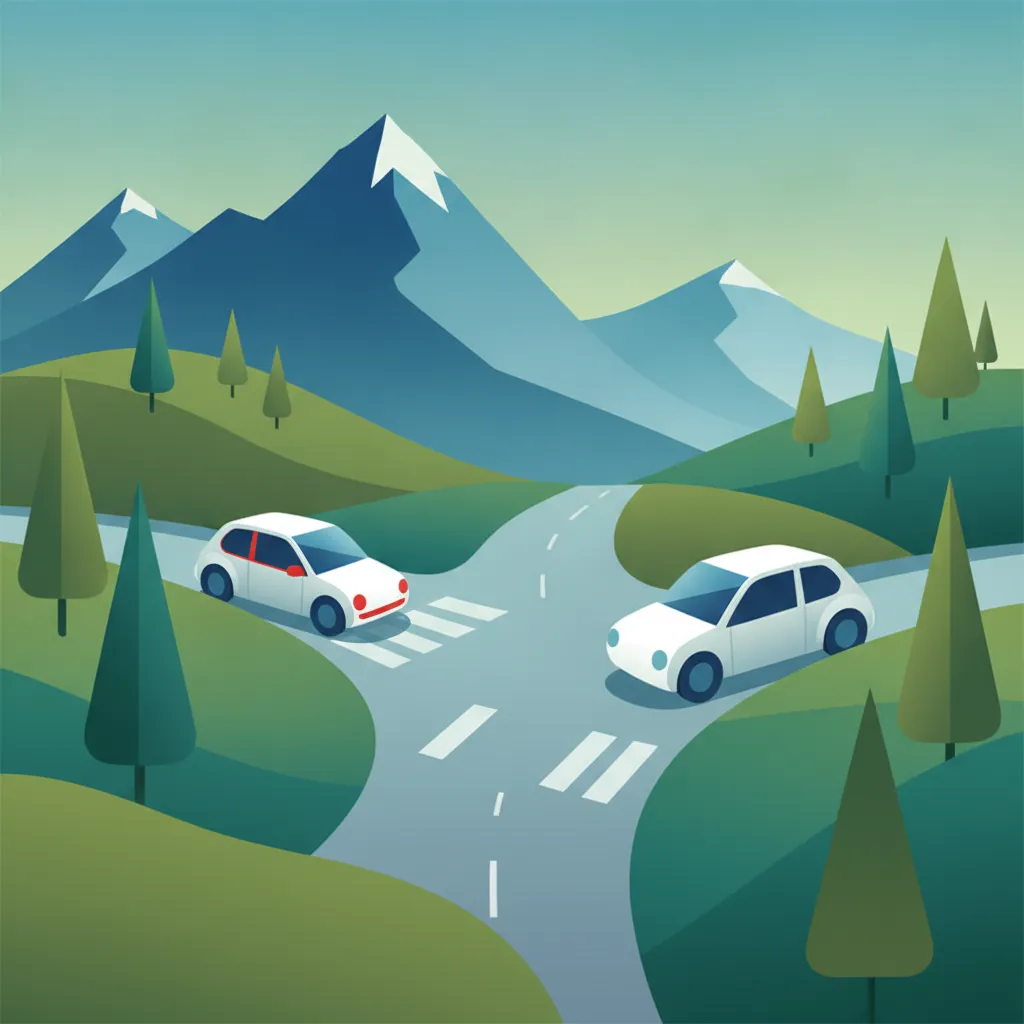 Illustration pour le sujet théorique Priorité aux intersections non signalisées