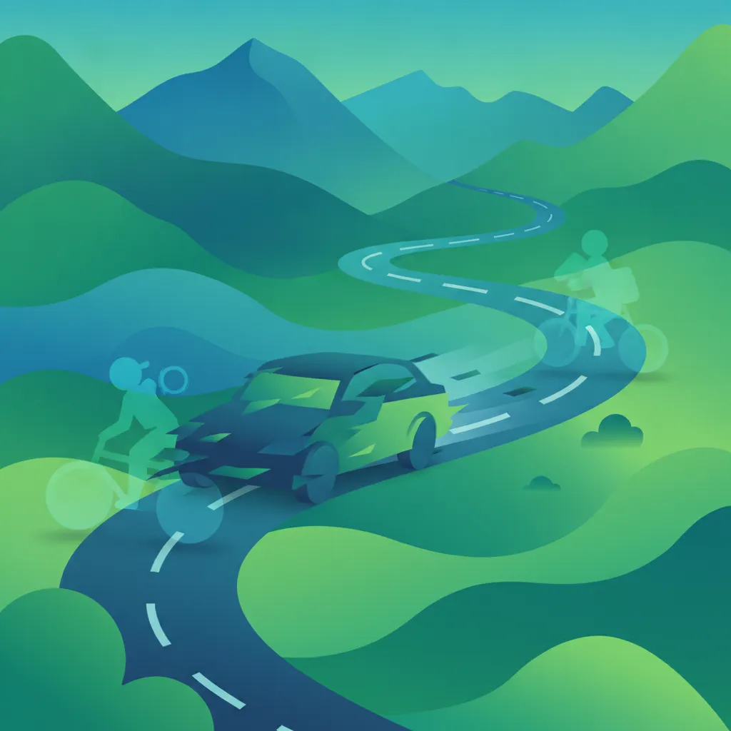 Illustration zum Theoriethema Alkohol und Fahrbeeinträchtigung